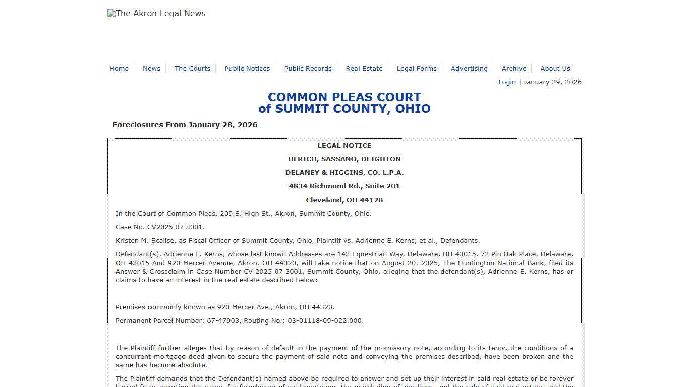 The Akron Legal News