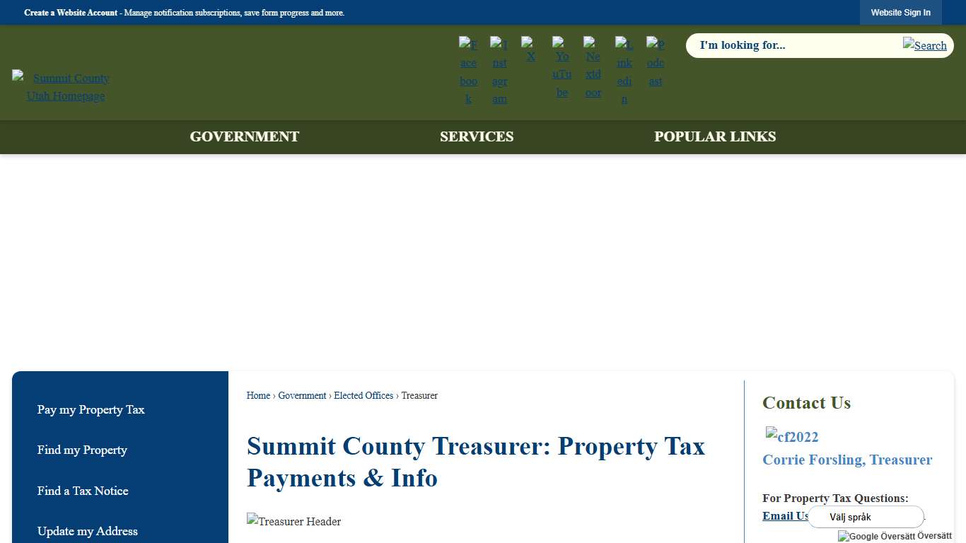 Summit County Treasurer: Property Tax Payments & Info Summit County, UT - Official Website
